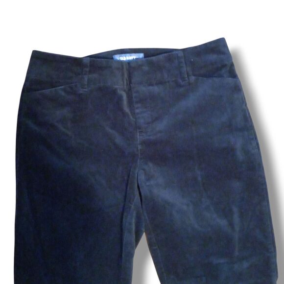Old Navy Velvet Pixie Mid Rise Pants-Size 4-Pine Green-Pockets-Velour-Pockets - Picture 3 of 9